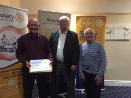 l to r: Mark, President Roger Dale and Bob Twist